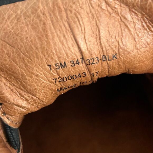 Frye Lena Zip Low Sneaker - Women's Size 7.5 Black - Picture 7 of 7